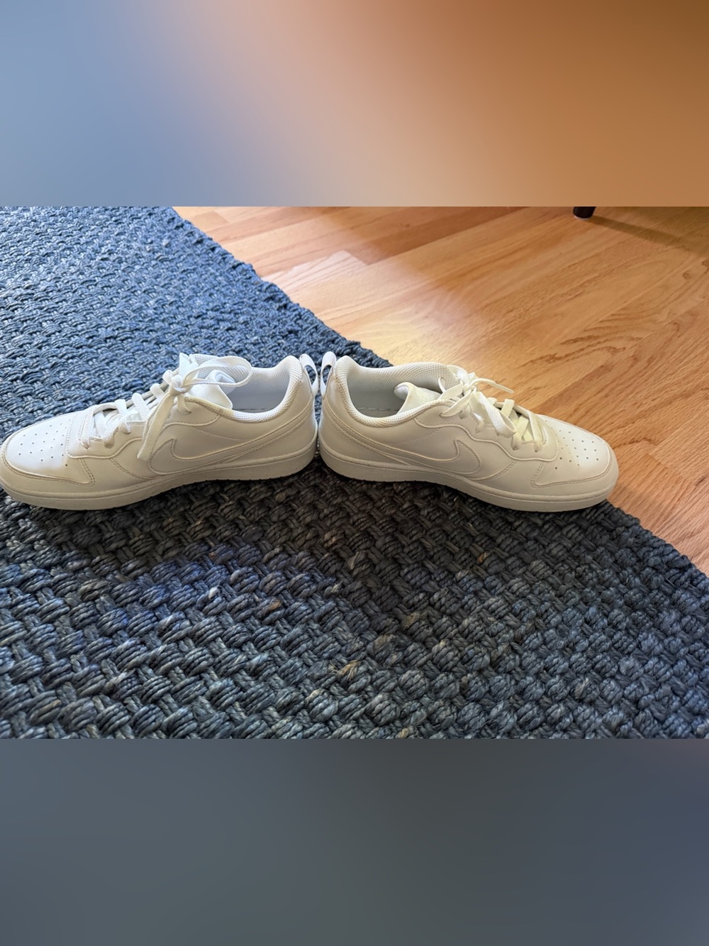 Nike White Kids' Low-Top Sneakers